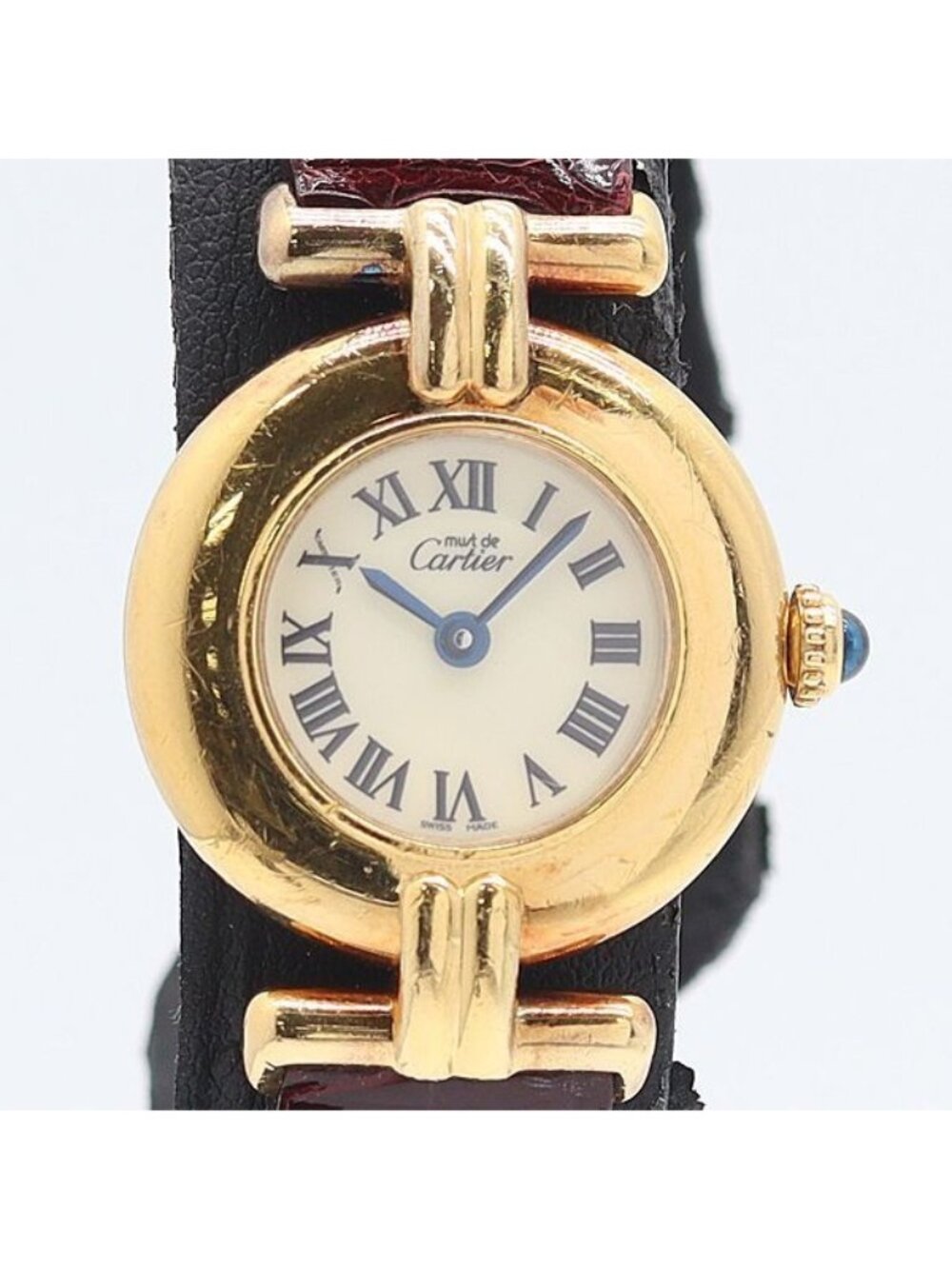 Cartier Must Colisee 925 Sterling Silver Ivory Dial Watch